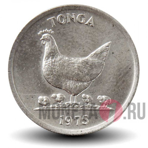 5 сенити 1975 года - FAO - Острова Тонга - Курица