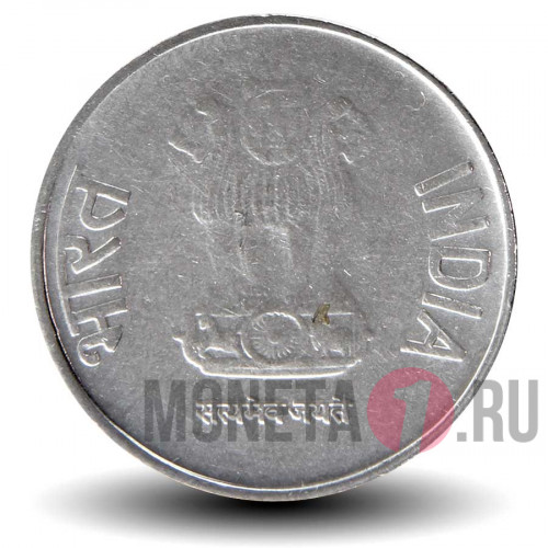 1 рупия 2012 года - Индия - "♦" - Мумбаи