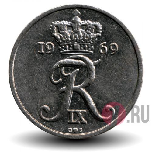 10 ore 1969 года - Фредерик IX - Дания