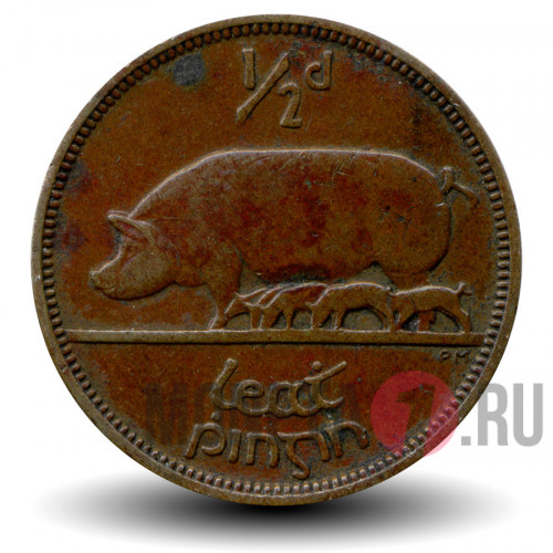 1/2 пенни 1941 год - Ирландия