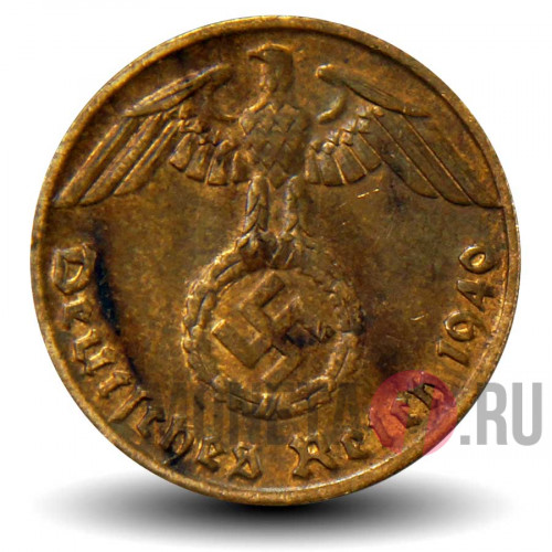 1 рейхспфенниг 1940 года - J - Третий Рейх