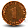 1 пфенниг 1950 года - ФРГ - D