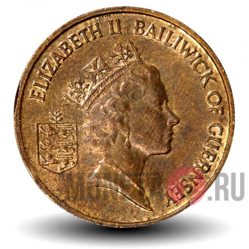 1 пенни 1989 года - Остров Гернси - Краб