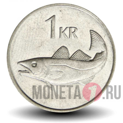 1 крона 1994 года - Исландия - Треска
