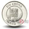 1 крона 1994 года - Исландия - Треска