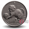 1 крона 2000 года - Шотландская вислоухая кошка - Остров Мэн