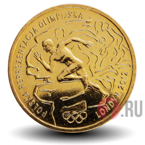2 злотых - Олимпийская сборная в Лондоне - 2012 год