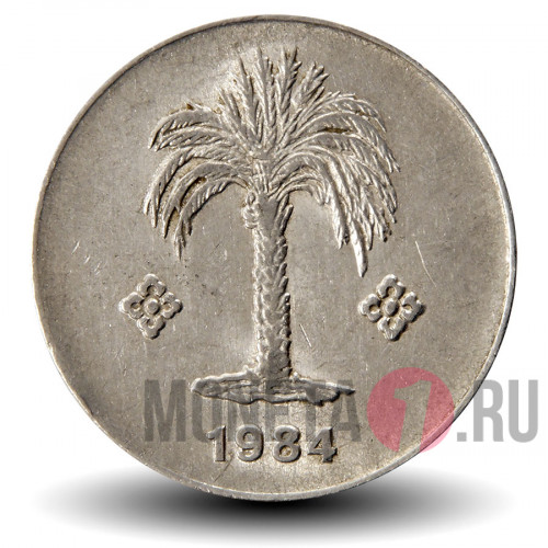 10 сантимов 1984 года - Алжир - Пальма