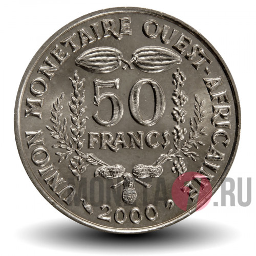 50 франков BCEAO CFA 2000 года - Западно-Африканские штаты