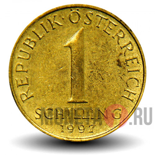 1 шиллинг 1997 года - Австрия - Эдельвейс
