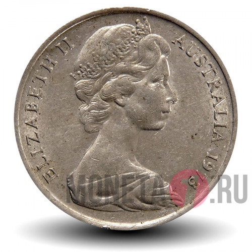 10 центов 1973 года - Австралия - Лирохвост