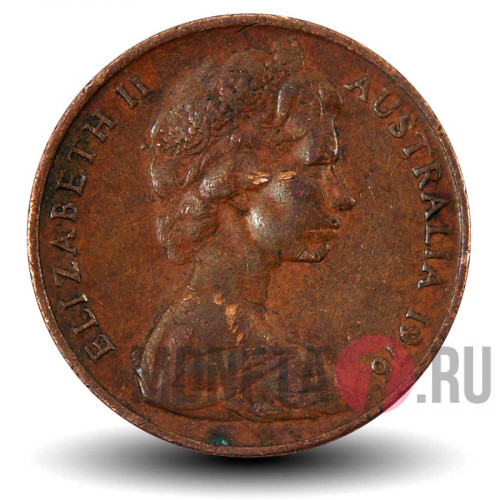 2 цента 1976 года - Австралия - Ящерица