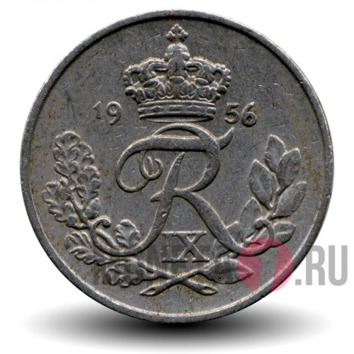 10 ore 1956 года - Фредерик IX - Дания