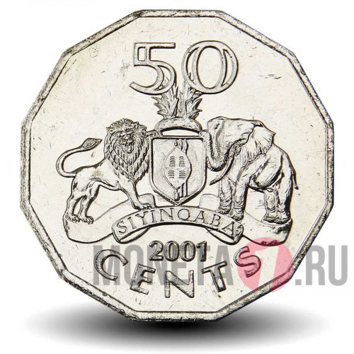 50 центов 2001 года - Свазиленд - Мсвати III