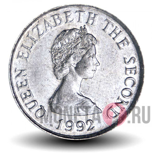 10 пенсов 1992 года - Остров Джерси - Елизавета II