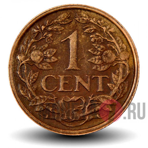 1 цент 1957 года - Суринам