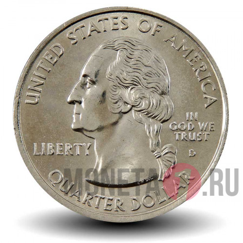 Quarter США 2001 год - Северная Каролина - D