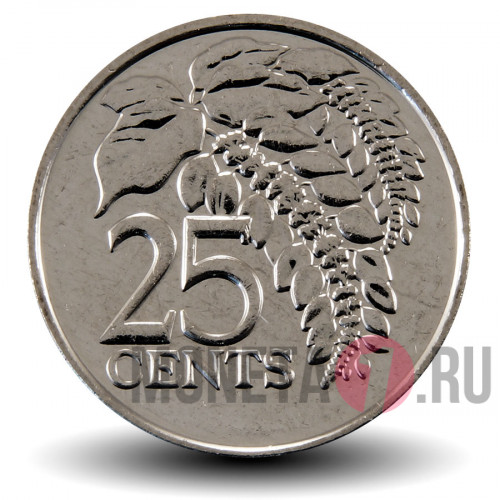 25 центов 2014 года - Тринидад и Тобаго - Чакония