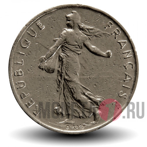 1/2 франка 1971 года - Франция