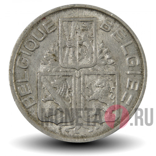 1 франк 1939 года - Бельгия - Лев - BELGIQUE-BELGIE