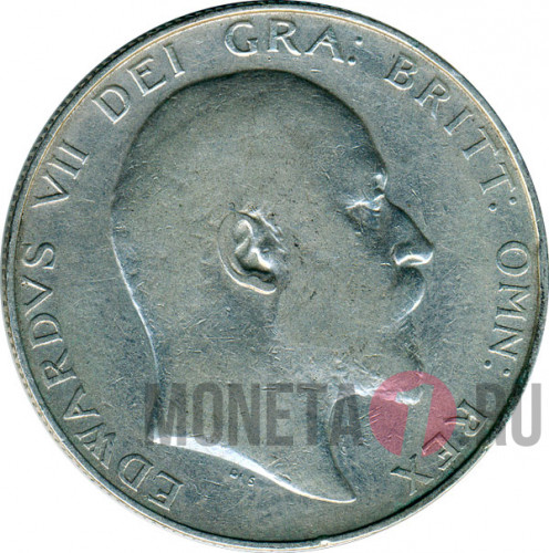 - Half crown - 1909 год, Великобритания