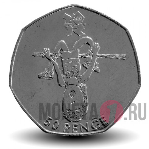 50 пенсов - Лондон 2012 - Легкая атлетика - Великобритания
