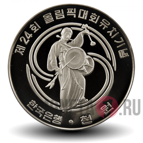 1000 вон 1983 года - Олимпийские игры 1988 в Сеуле - Южная Корея - Proof