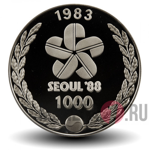 1000 вон 1983 года - Олимпийские игры 1988 в Сеуле - Южная Корея - Proof