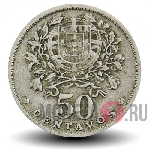50 сентаво 1953 года - Португалия