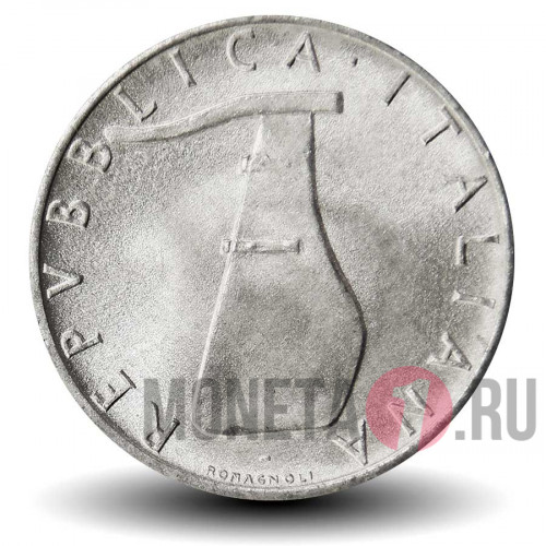 5 лир 1983 года - Италия - Дельфин