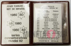 Полный набор монет Испании - Чемпионат мира по футболу 1982 - Все 14 монет в буклете