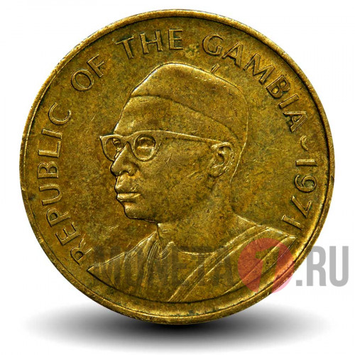 10 бутутов 1971 года - Гамбия - Турач