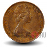 2 цента 1972 года - Новая Зеландия - Цветы Ковхай