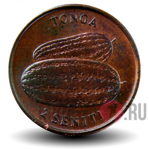 2 сенити 1975 года - Арбузы - Острова Тонга