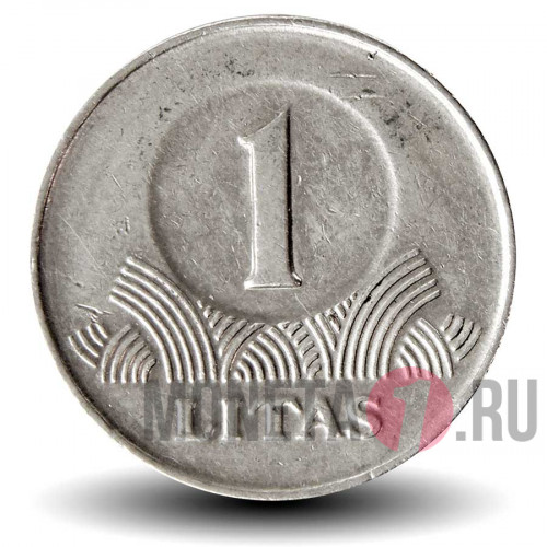 1 лит 1999 года - Литва - Рыцарь