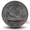 1 шиллинг 1958 года - Парусник - Фиджи