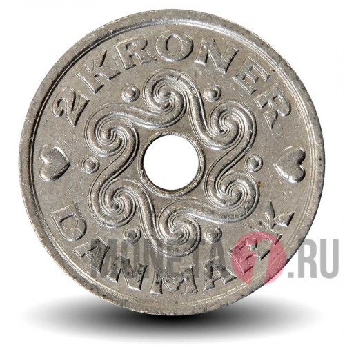 2 кроны 1998 года - Дания - Маргарита II