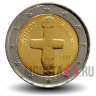 2 евро 2009 года - Кипр - Крестообразный идол
