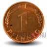 1 пфенниг 1950 года - ФРГ - G