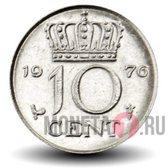 10 центов 1976 года - Нидерланды
