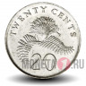 20 центов 2010 года - Сингапур - Каллиандра