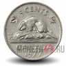 5 центов 1977 года - Канада - Бобр