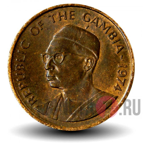 1 бутут 1974 года - Гамбия - Арахис