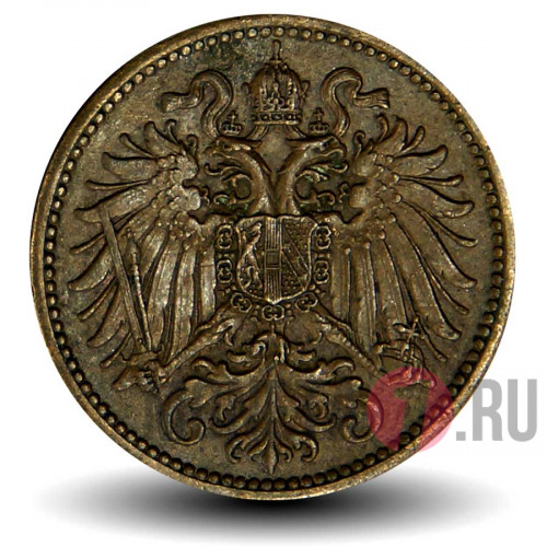 2 геллера 1907 года - Австро-Венгерская империя - Франц Иосиф I