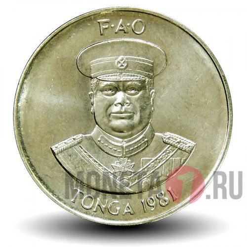 10 сенити 1981 года - FAO - Острова Тонга - Бананы
