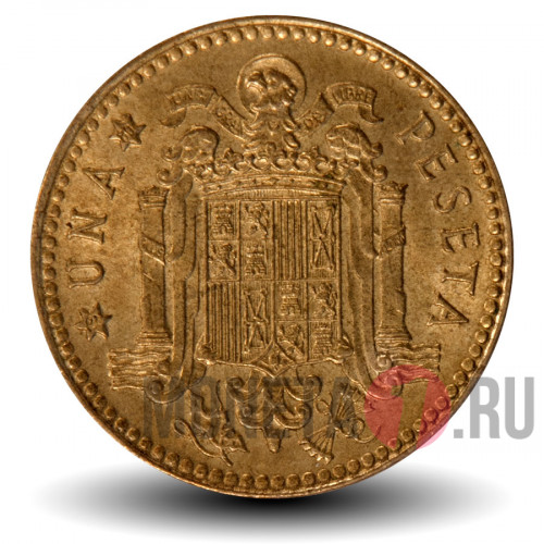 1 peseta 1975 года - Хуан Карлос I - Испания