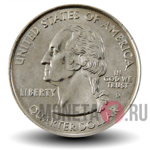 Quarter США 2001 год - Кентукки - D