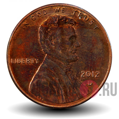 1 цент 2012 года - США - D