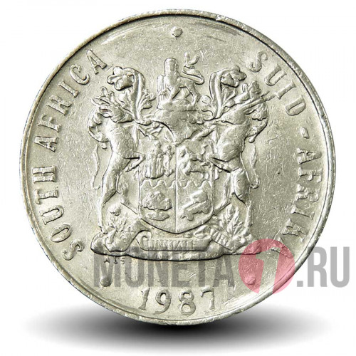 50 центов 1987 года - ЮАР - Три цветка