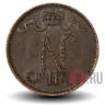 1 пенни 1912 года - Русская Финляндия - Вензель Николая II